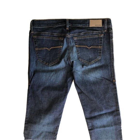 Diesel Women's Blue Denim Slim Skinny Low Waist Jeans  W27 L32 - Picture 4 of 12